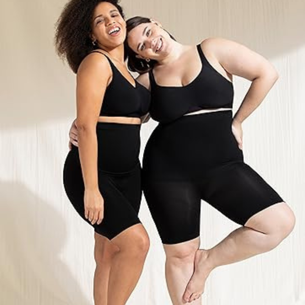 Imported Body Shaper Black (Pack 2)
